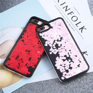 Glitter Heart Phone Case