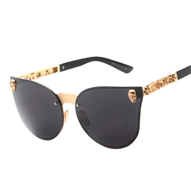 Cat Eye Skull Sunglasses